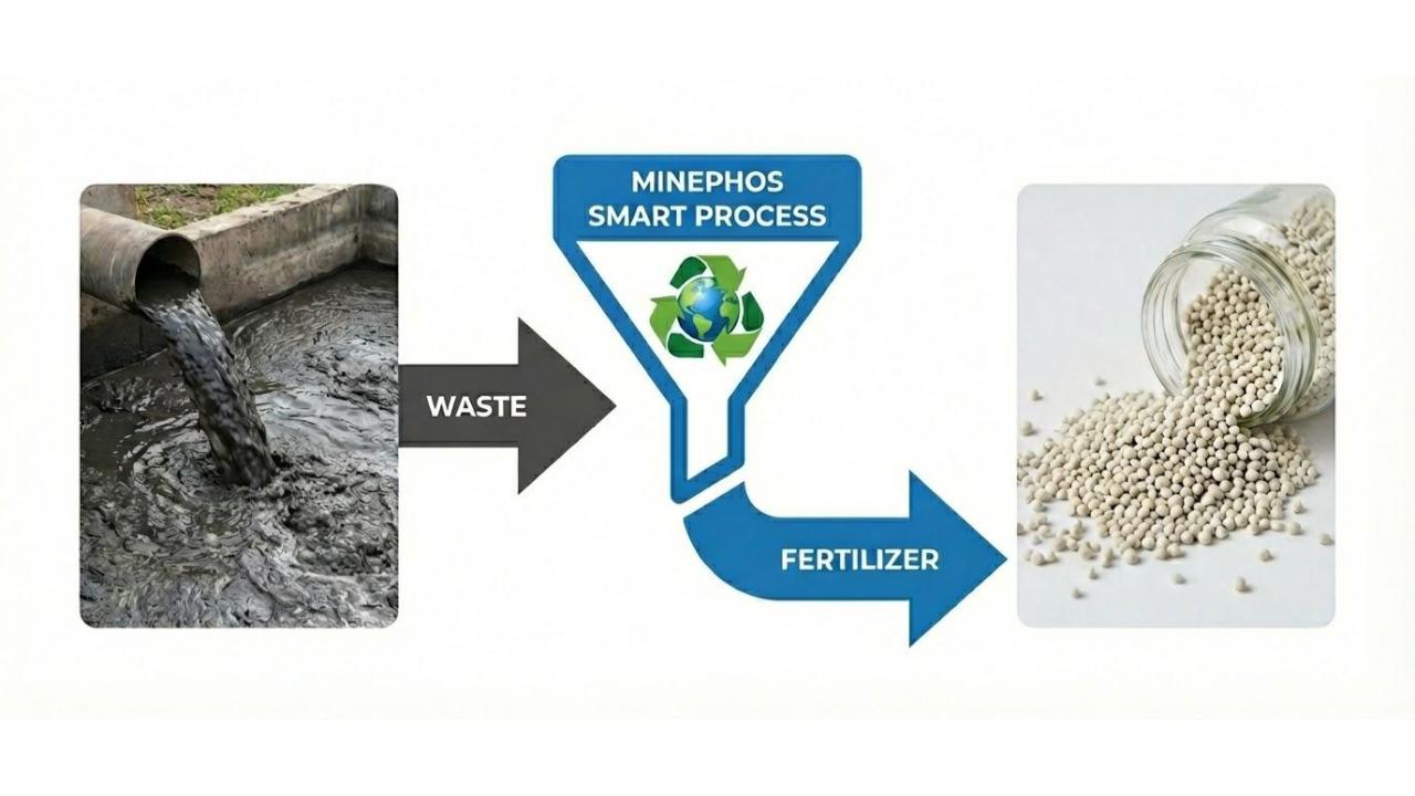 MINEPHOS Smart Process: Waste to Fertilizer
